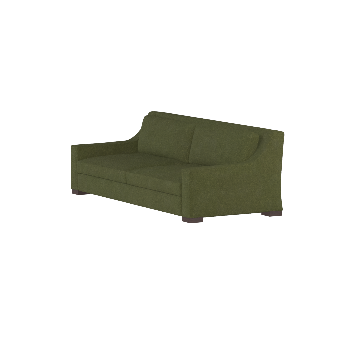 Louis 2 Seater Sofa — Structured Design with Tapered Arms