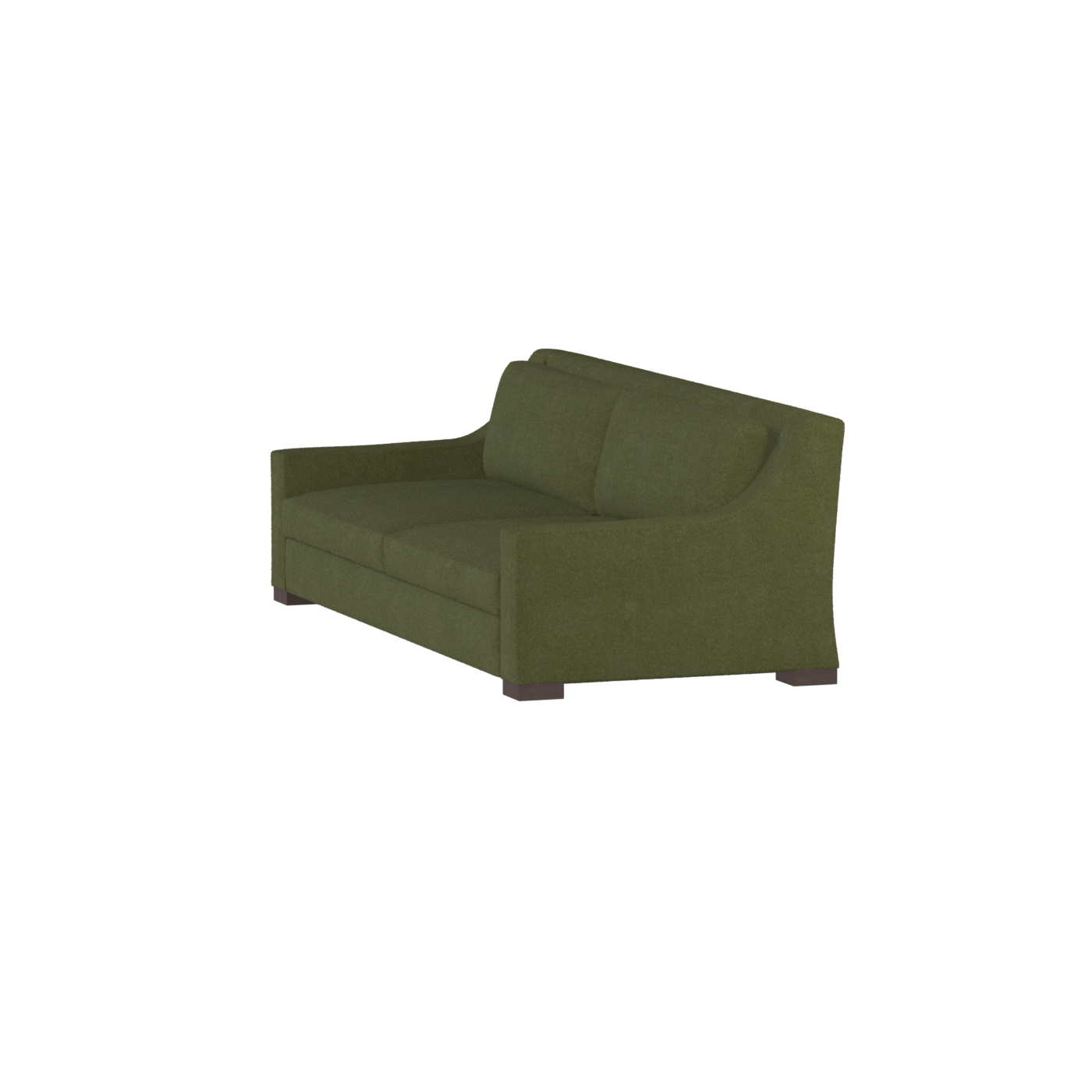 Louis 2 Seater Sofa — Structured Design with Tapered Arms