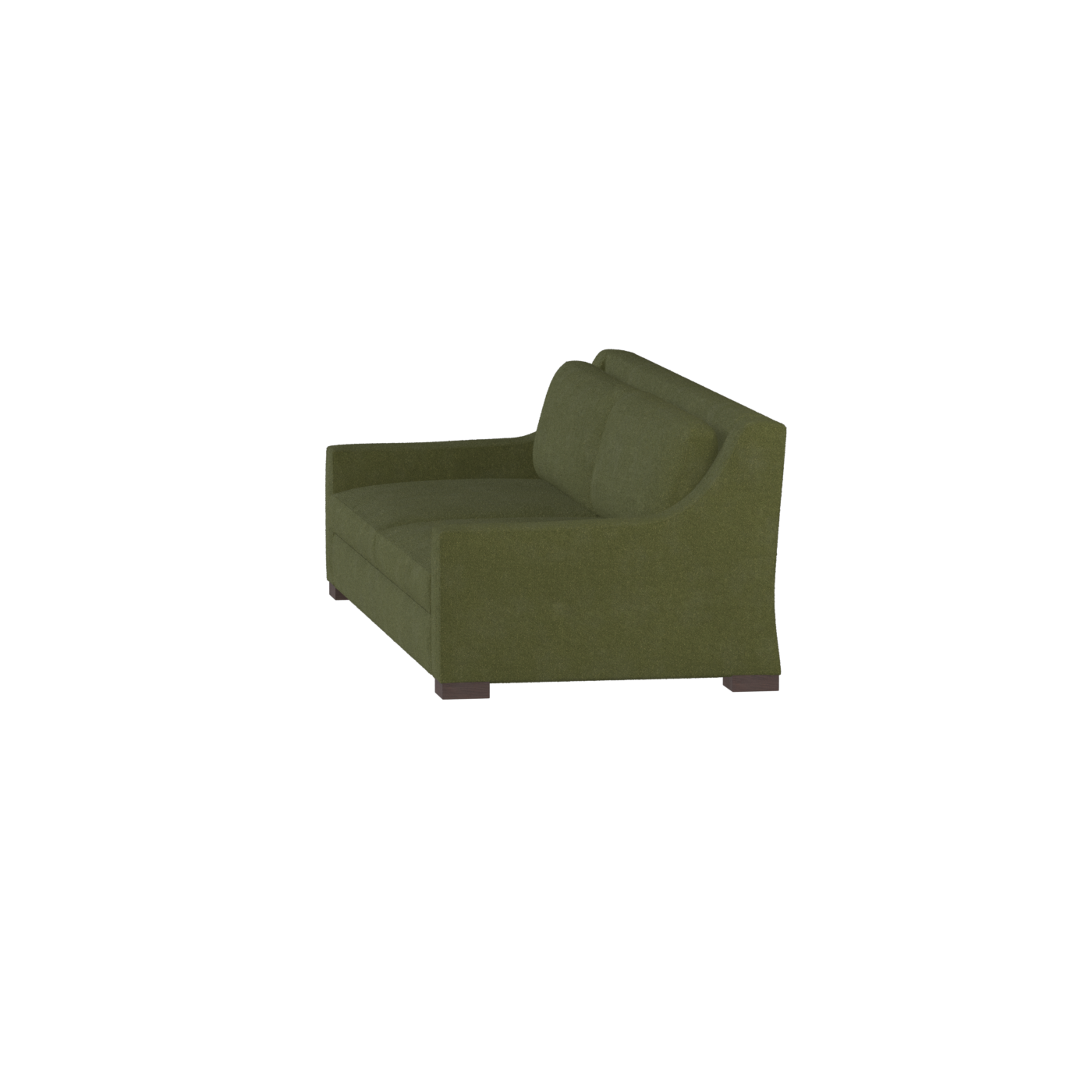 Louis 2 Seater Sofa — Structured Design with Tapered Arms