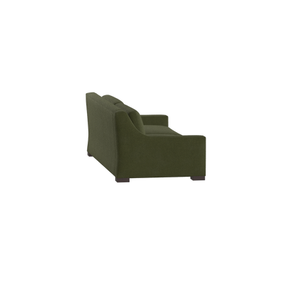 Louis 2 Seater Sofa — Structured Design with Tapered Arms