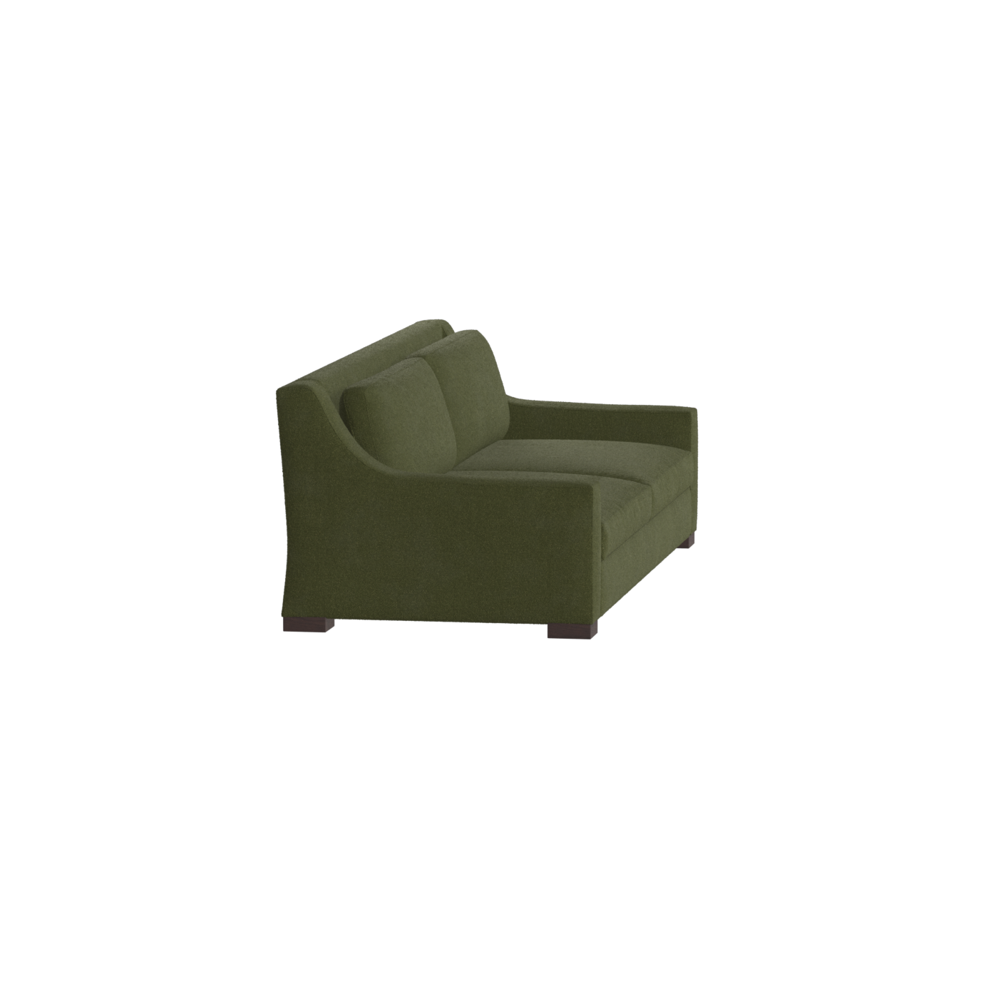 Louis 2 Seater Sofa — Structured Design with Tapered Arms