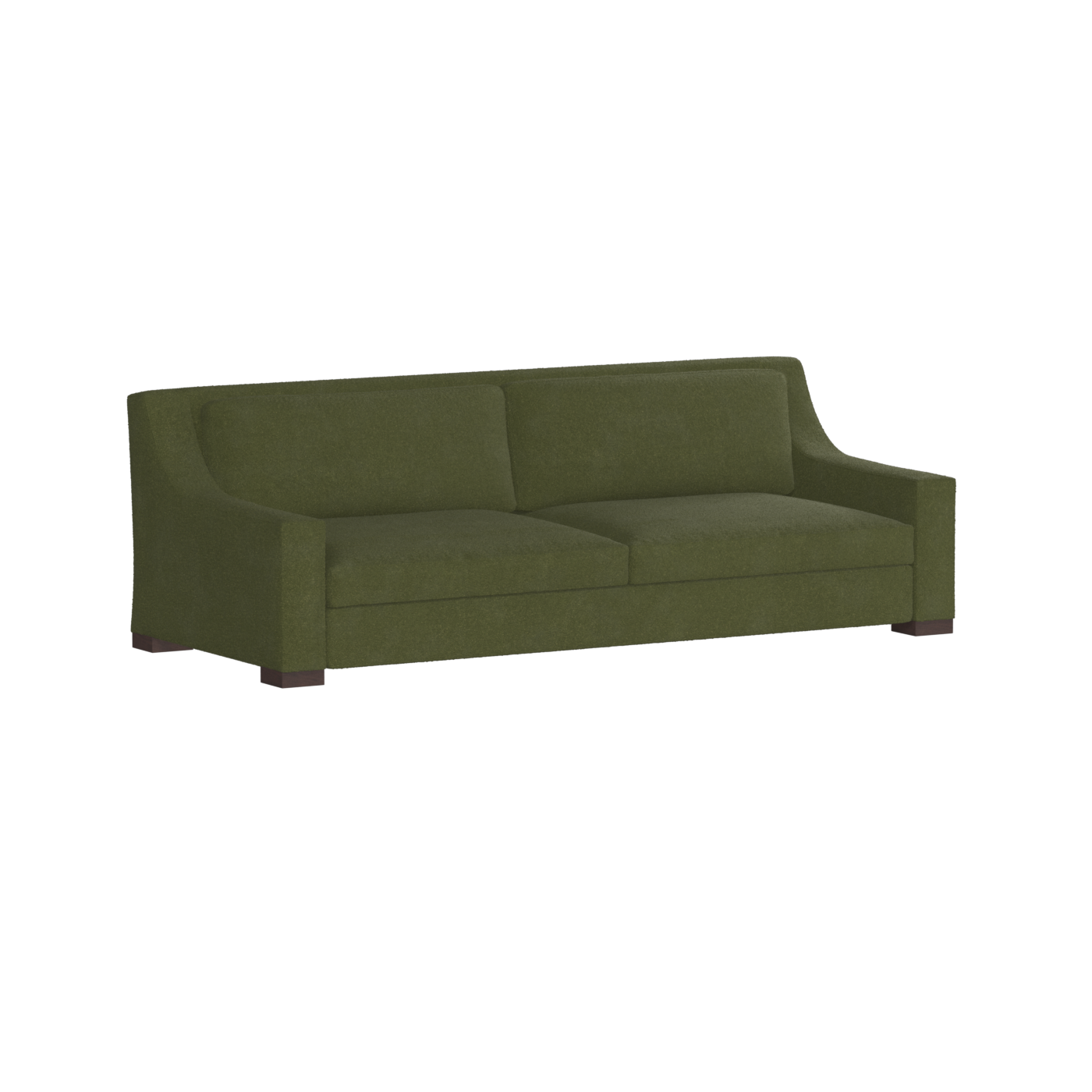 Louis 2 Seater Sofa — Structured Design with Tapered Arms