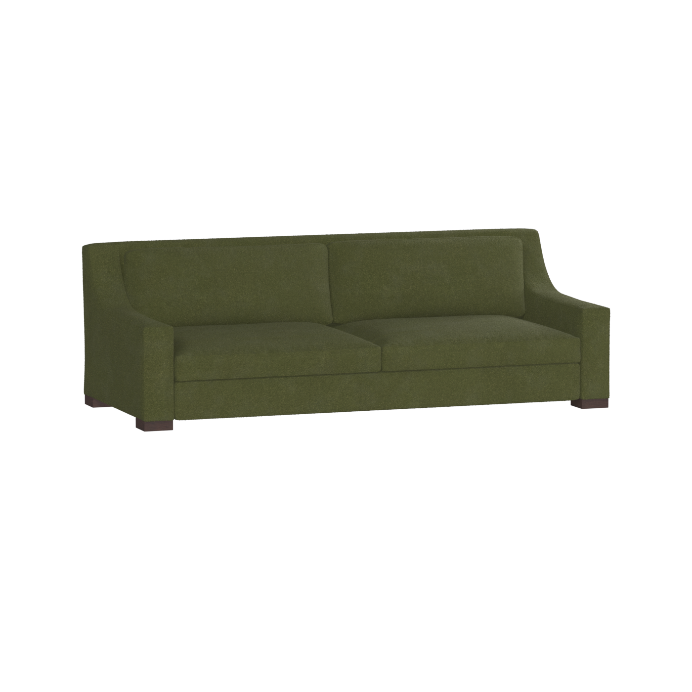 Louis 2 Seater Sofa — Structured Design with Tapered Arms
