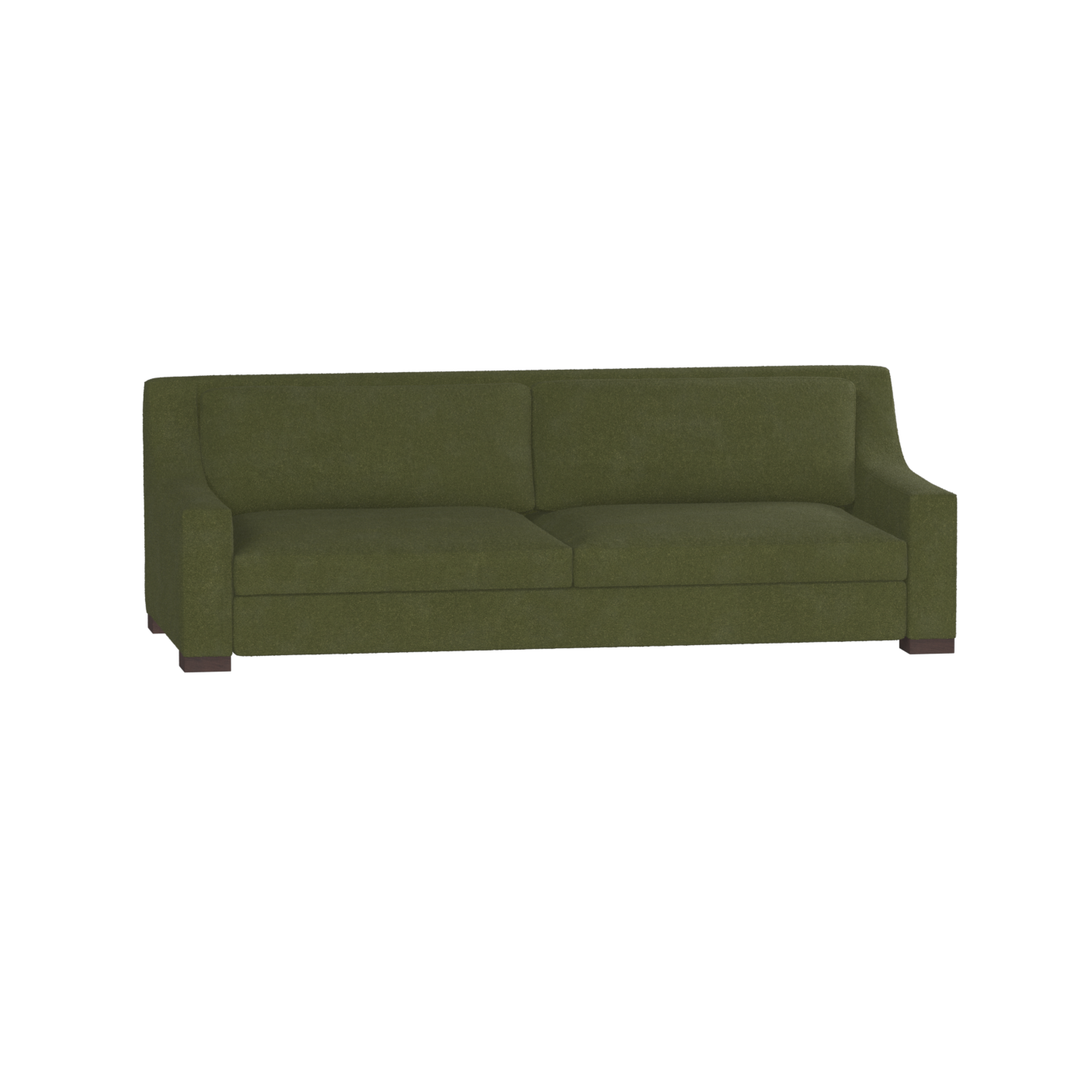 Louis 2 Seater Sofa — Structured Design with Tapered Arms