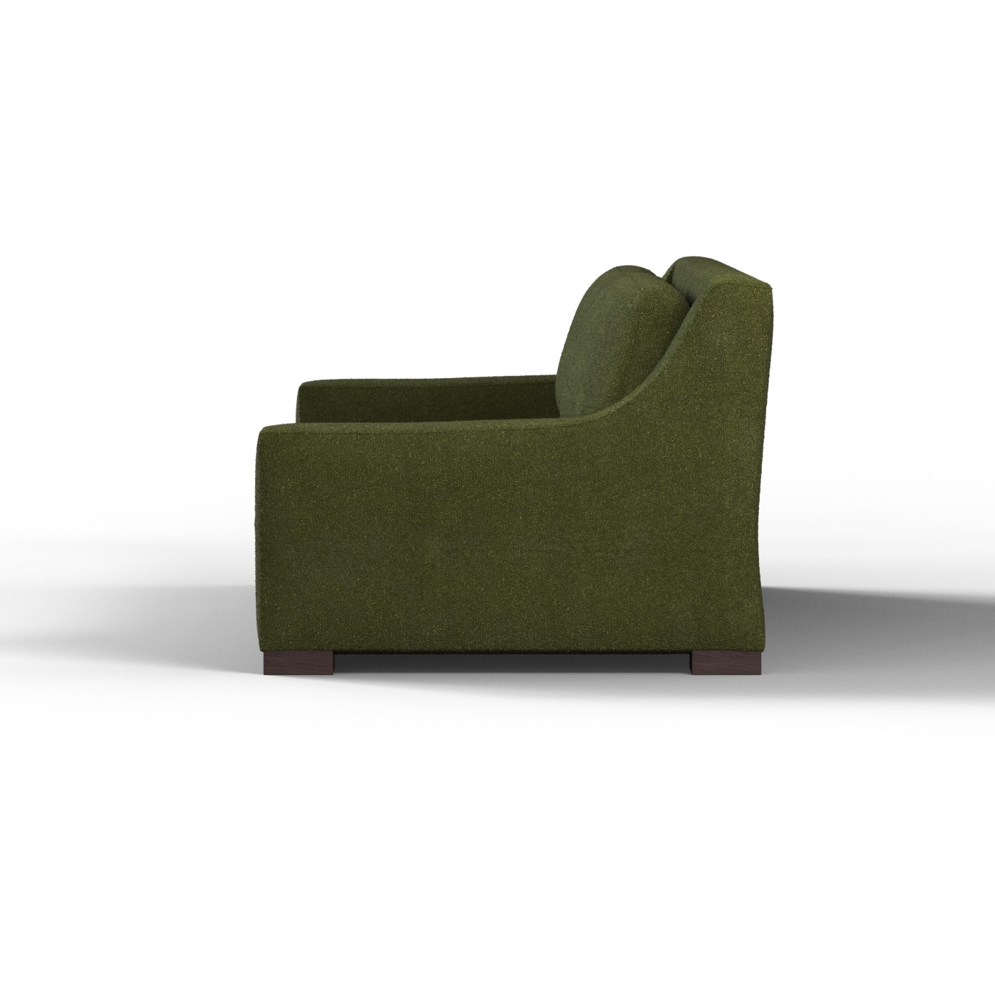 Louis 2 Seater Sofa — Structured Design with Tapered Arms