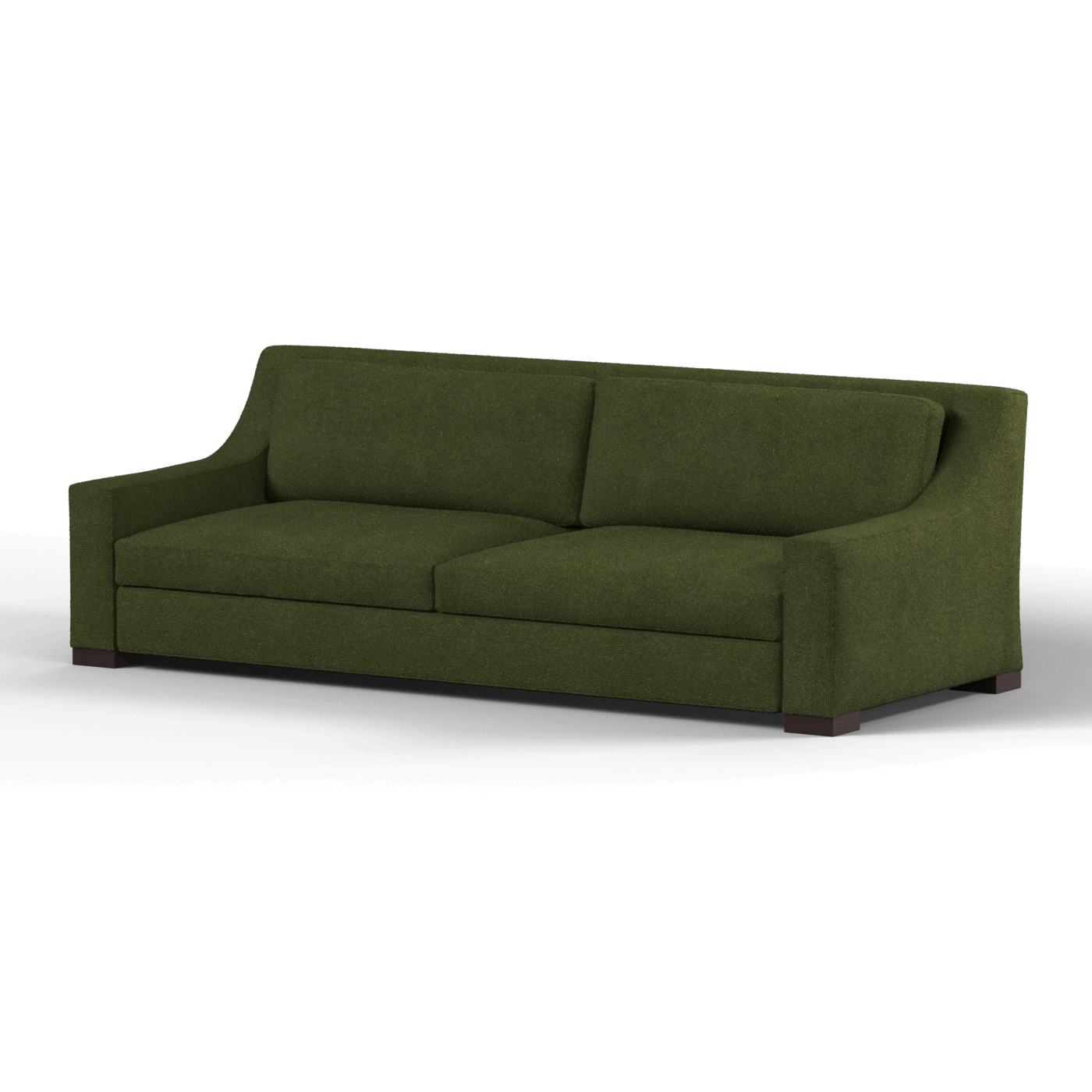 Louis 2 Seater Sofa — Structured Design with Tapered Arms