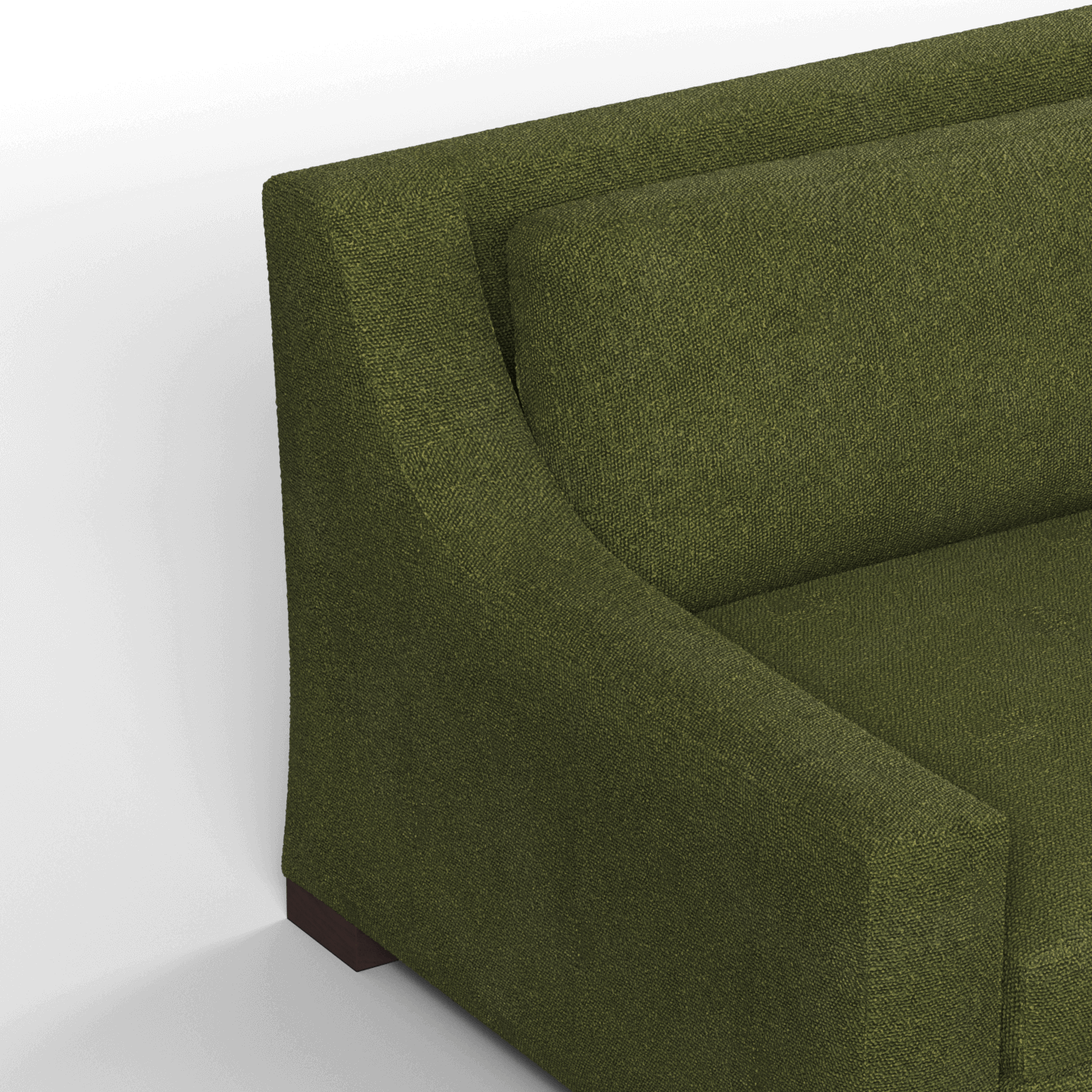 Louis 2 Seater Sofa — Structured Design with Tapered Arms