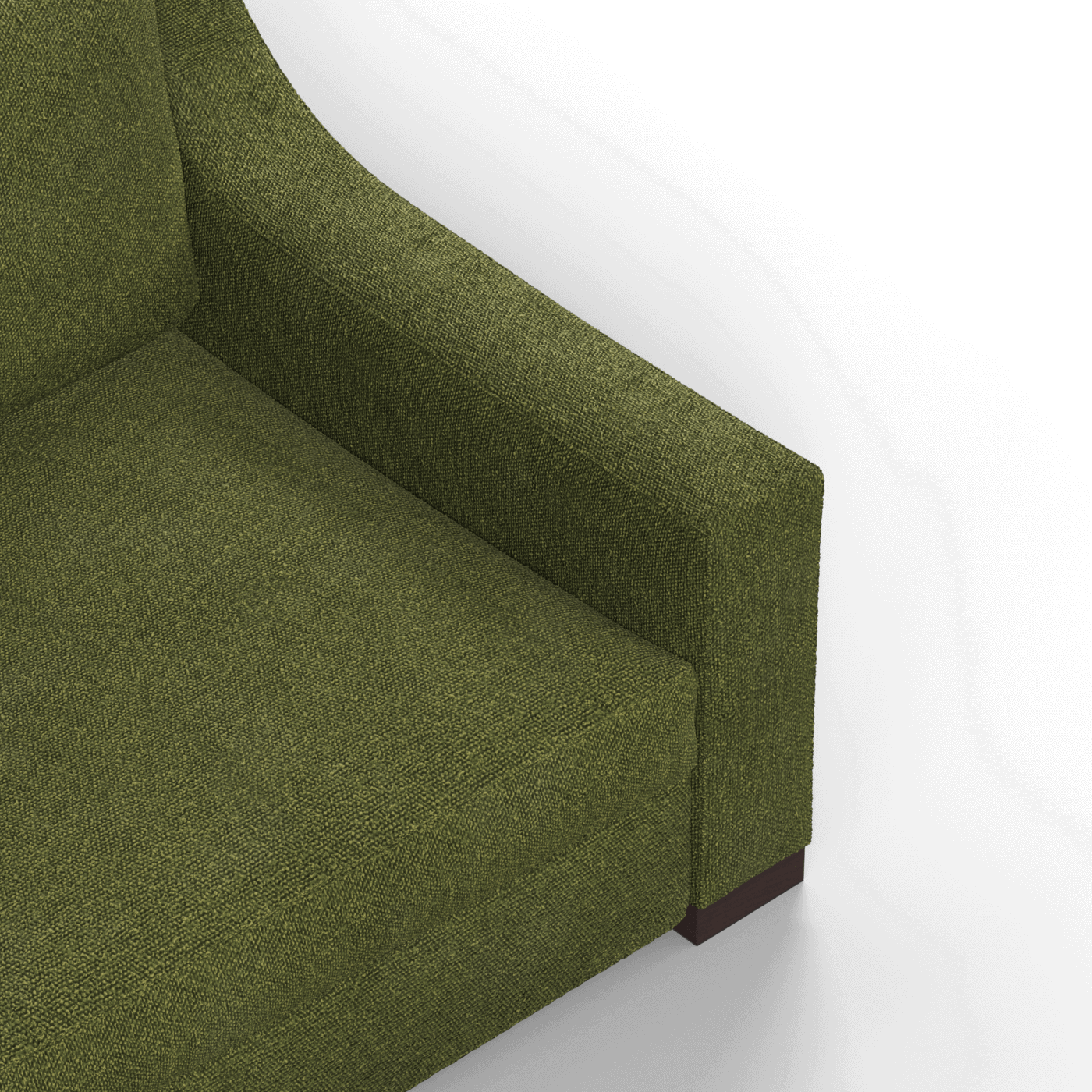 Louis 2 Seater Sofa — Structured Design with Tapered Arms