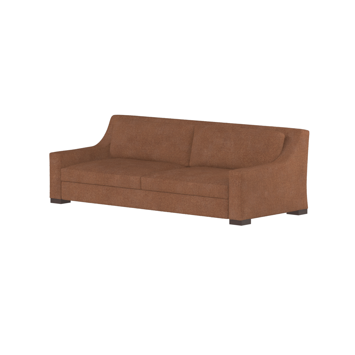 Louis 2 Seater Sofa — Structured Design with Tapered Arms