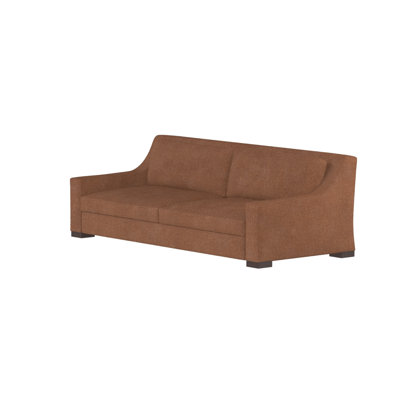 Louis 2 Seater Sofa — Structured Design with Tapered Arms