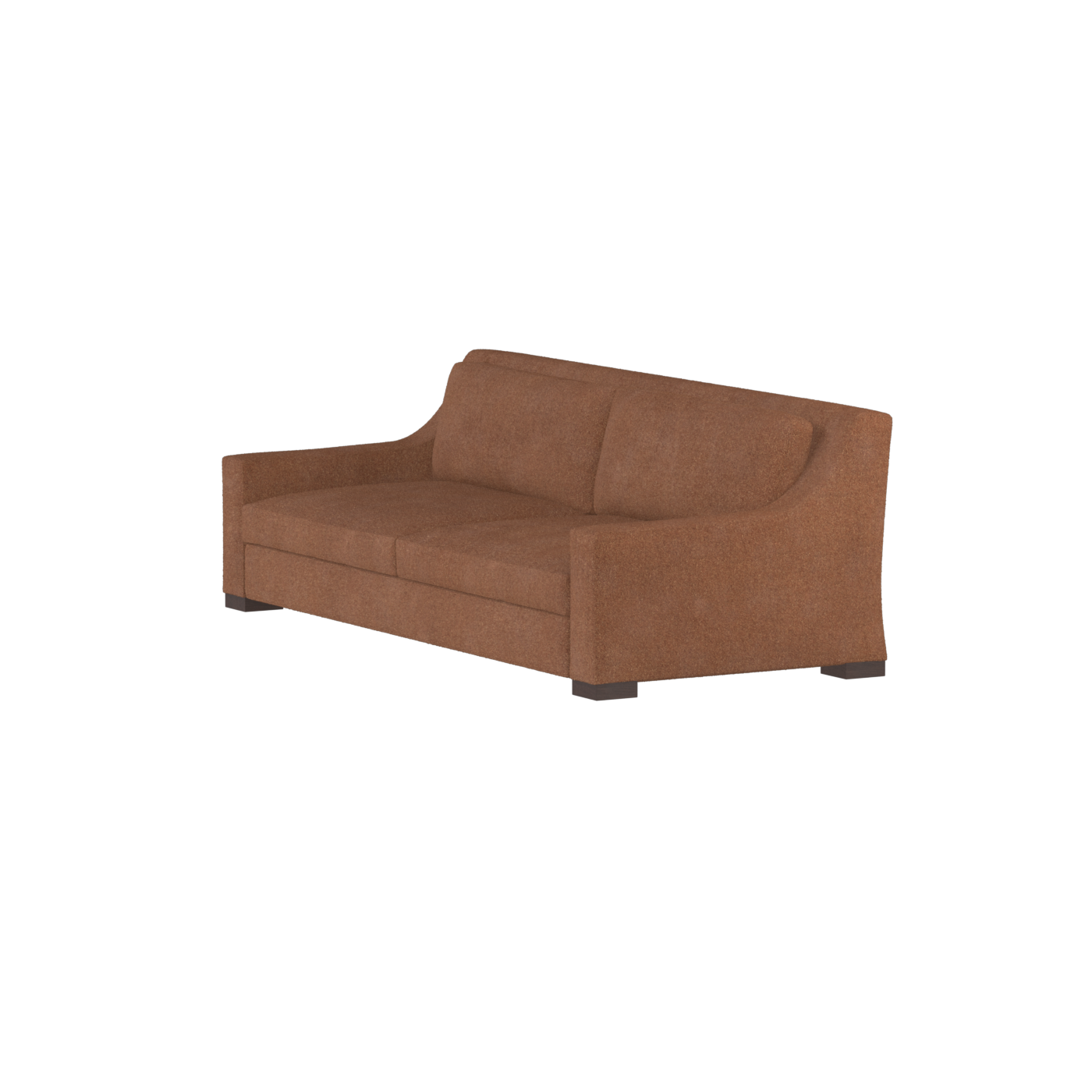 Louis 2 Seater Sofa — Structured Design with Tapered Arms