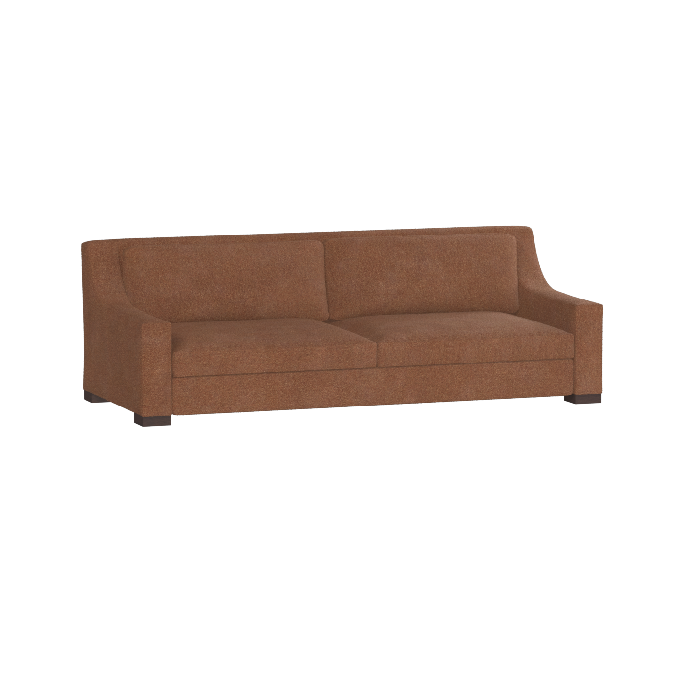 Louis 2 Seater Sofa — Structured Design with Tapered Arms