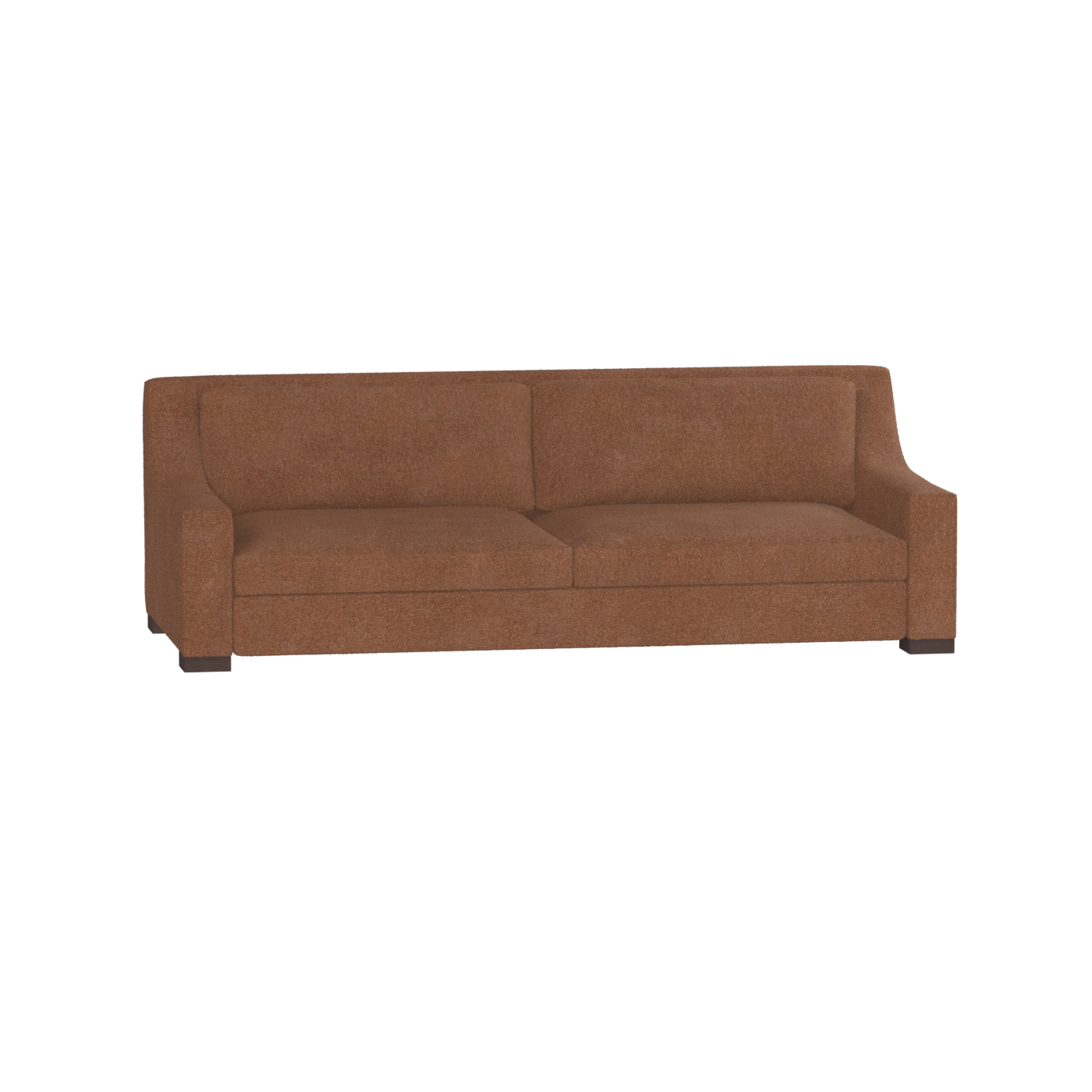 Louis 2 Seater Sofa — Structured Design with Tapered Arms