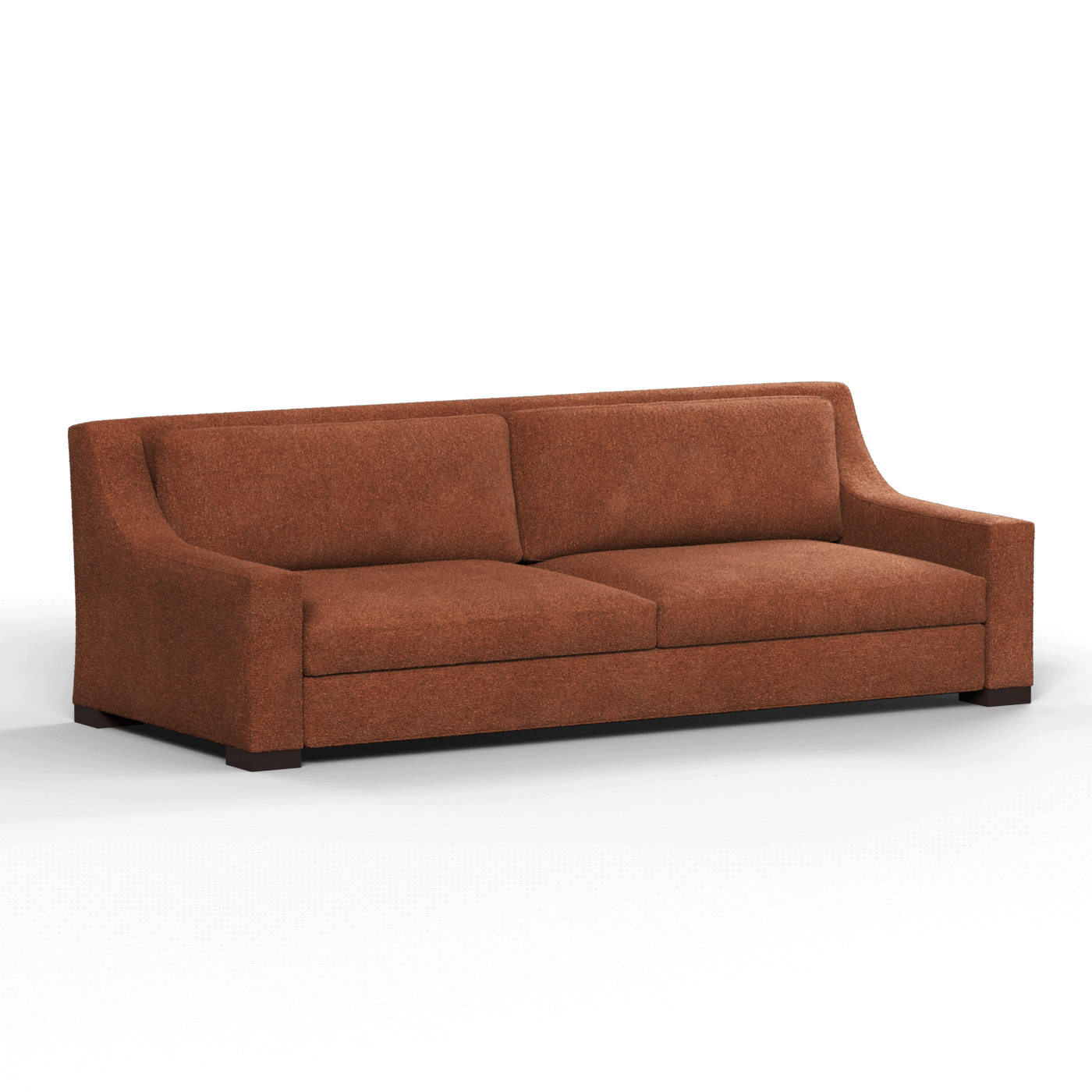 Louis 2 Seater Sofa — Structured Design with Tapered Arms