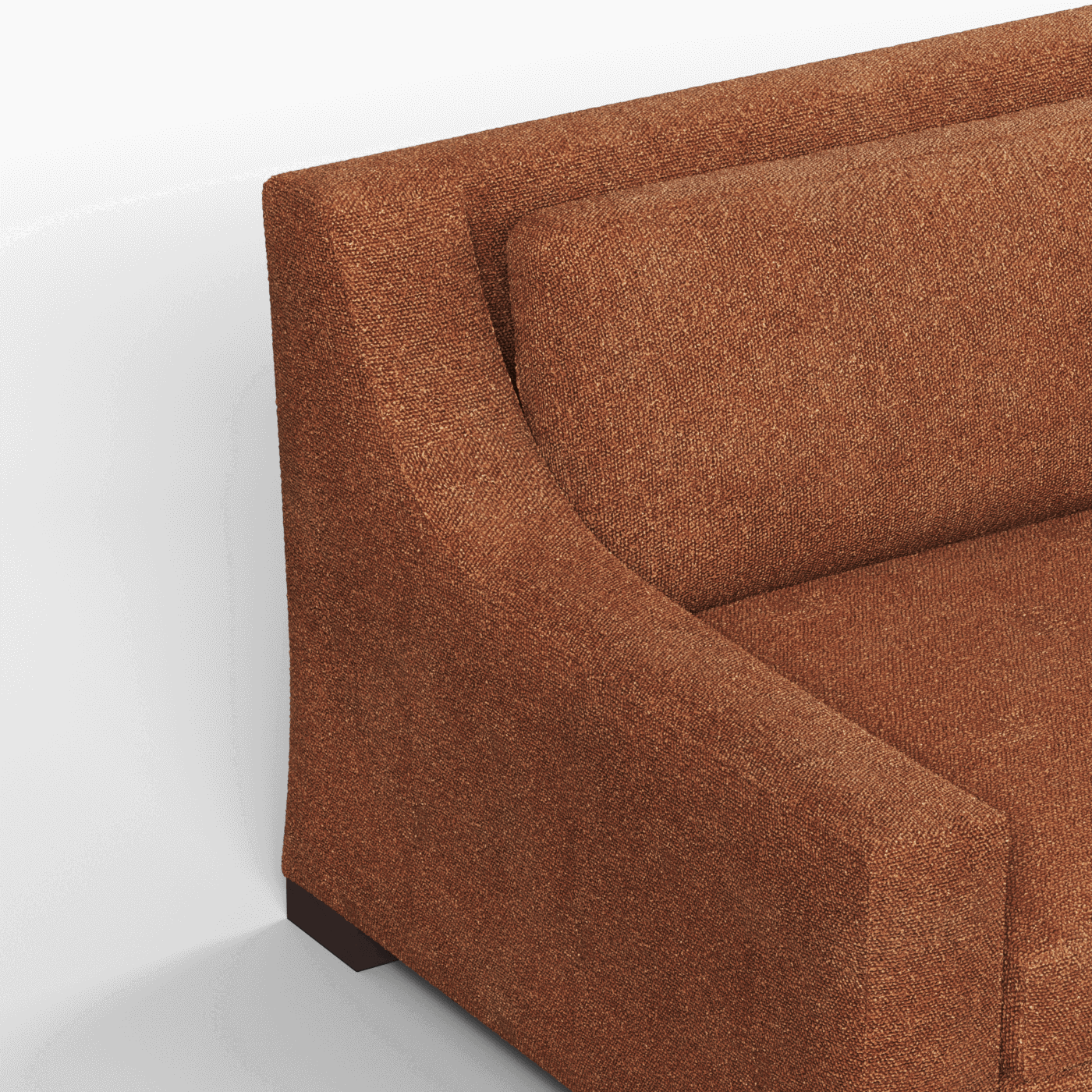 Louis 2 Seater Sofa — Structured Design with Tapered Arms