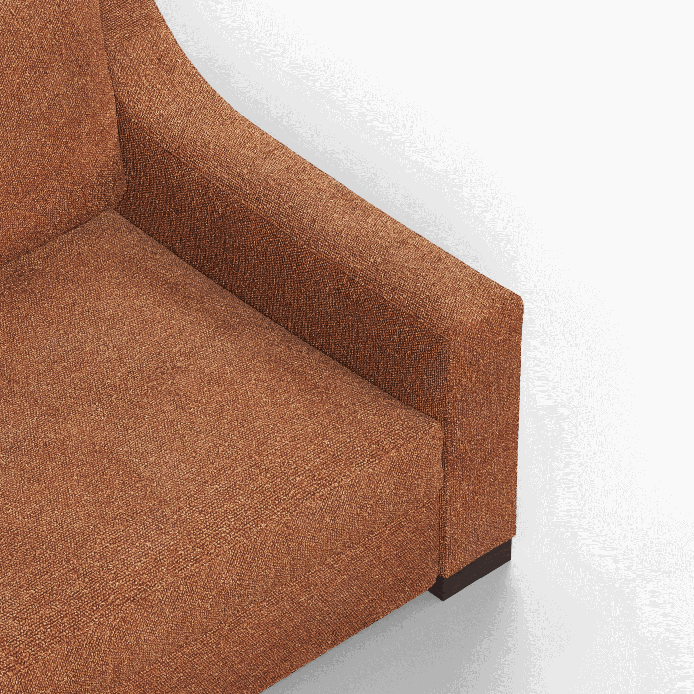 Louis 2 Seater Sofa — Structured Design with Tapered Arms