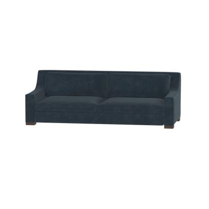 Louis 2 Seater Sofa — Structured Design with Tapered Arms