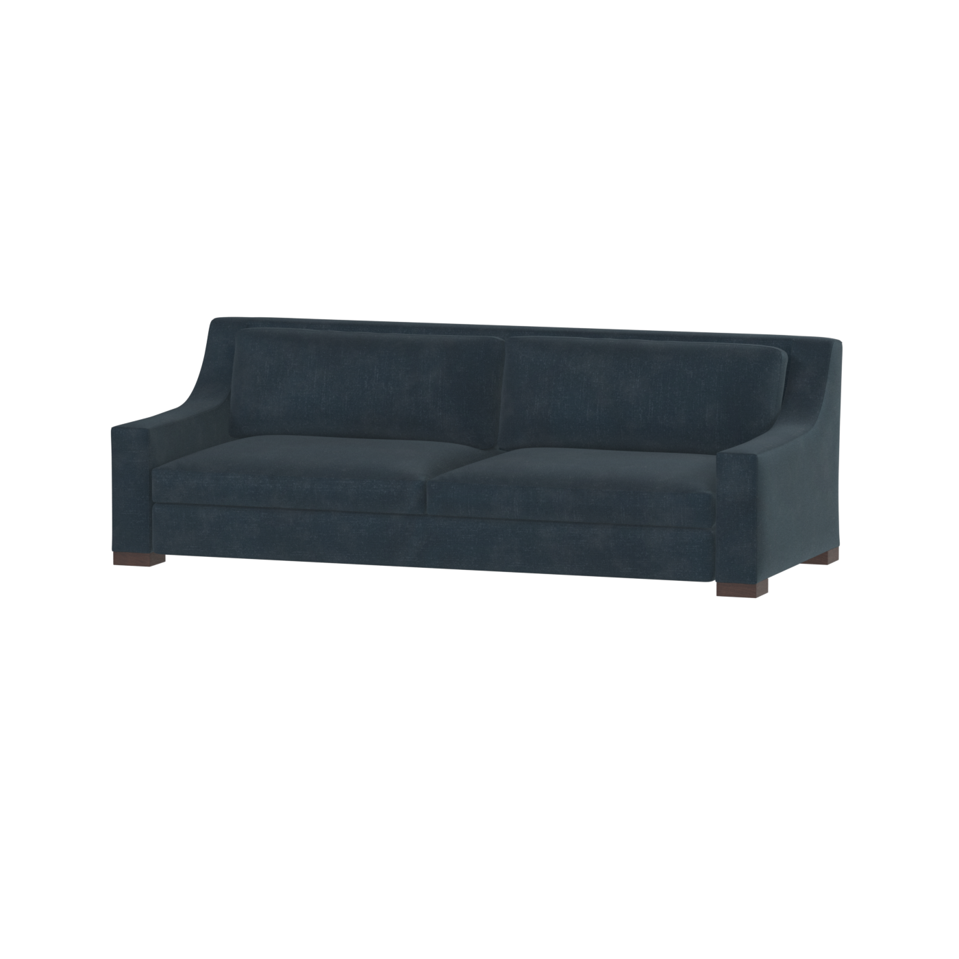 Louis 2 Seater Sofa — Structured Design with Tapered Arms