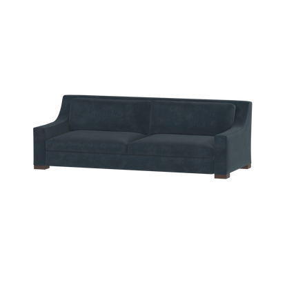 Louis 2 Seater Sofa — Structured Design with Tapered Arms