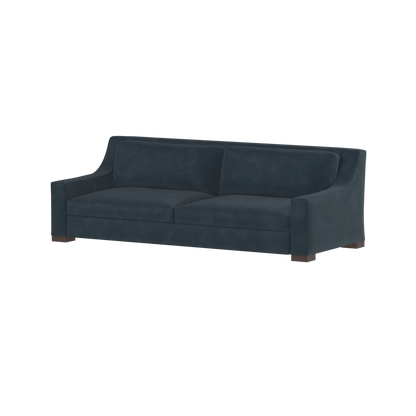 Louis 2 Seater Sofa — Structured Design with Tapered Arms