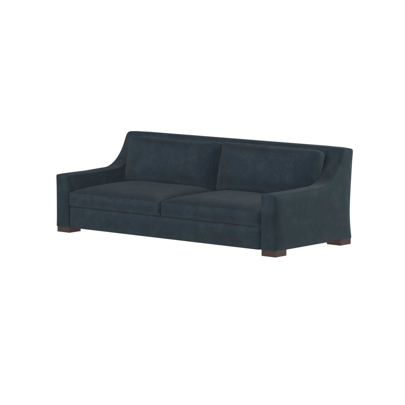 Louis 2 Seater Sofa — Structured Design with Tapered Arms