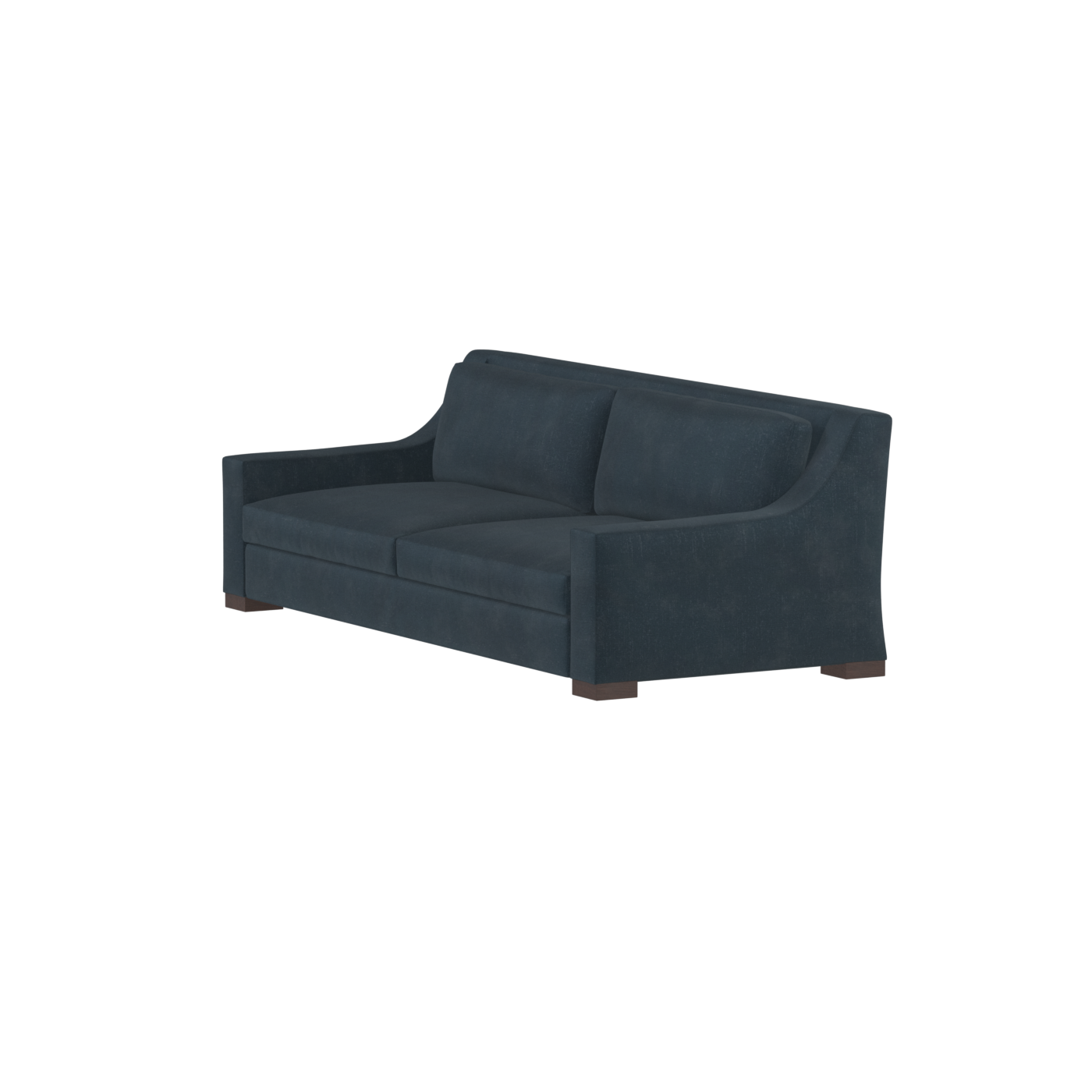 Louis 2 Seater Sofa — Structured Design with Tapered Arms