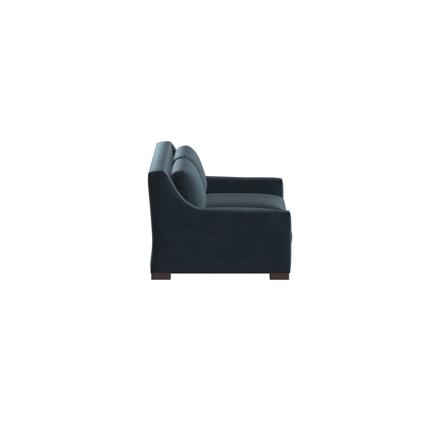 Louis 2 Seater Sofa — Structured Design with Tapered Arms