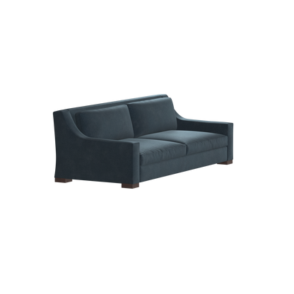 Louis 2 Seater Sofa — Structured Design with Tapered Arms