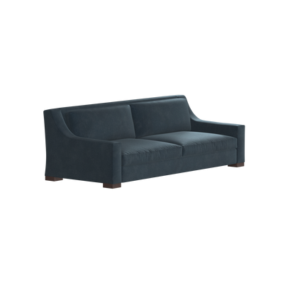 Louis 2 Seater Sofa — Structured Design with Tapered Arms