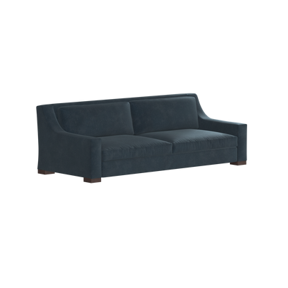 Louis 2 Seater Sofa — Structured Design with Tapered Arms