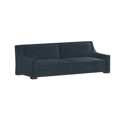 Louis 2 Seater Sofa — Structured Design with Tapered Arms