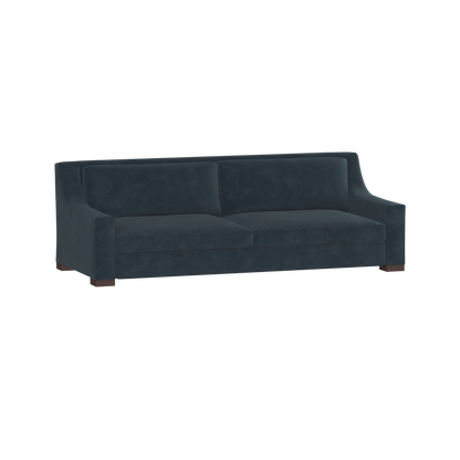 Louis 2 Seater Sofa — Structured Design with Tapered Arms