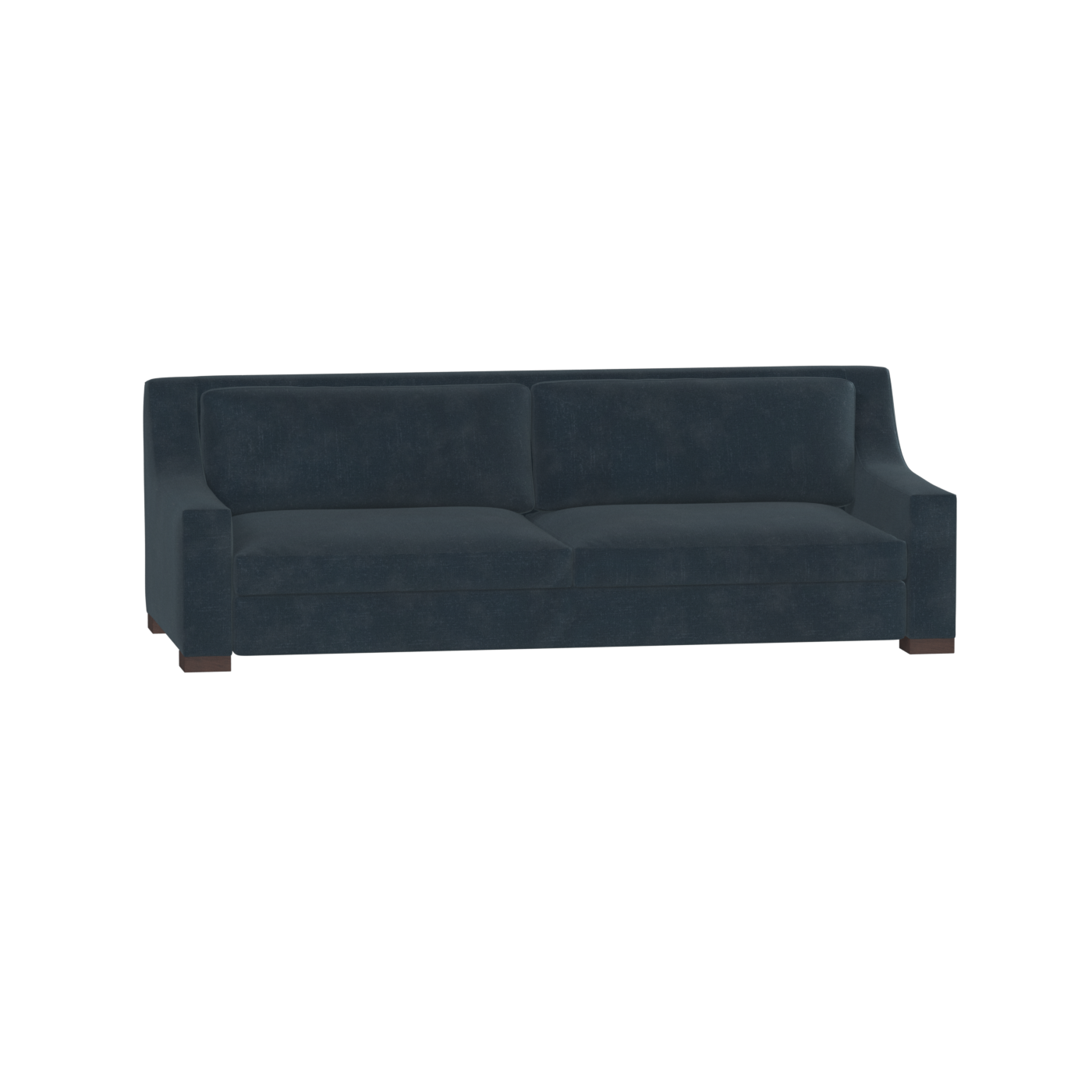 Louis 2 Seater Sofa — Structured Design with Tapered Arms