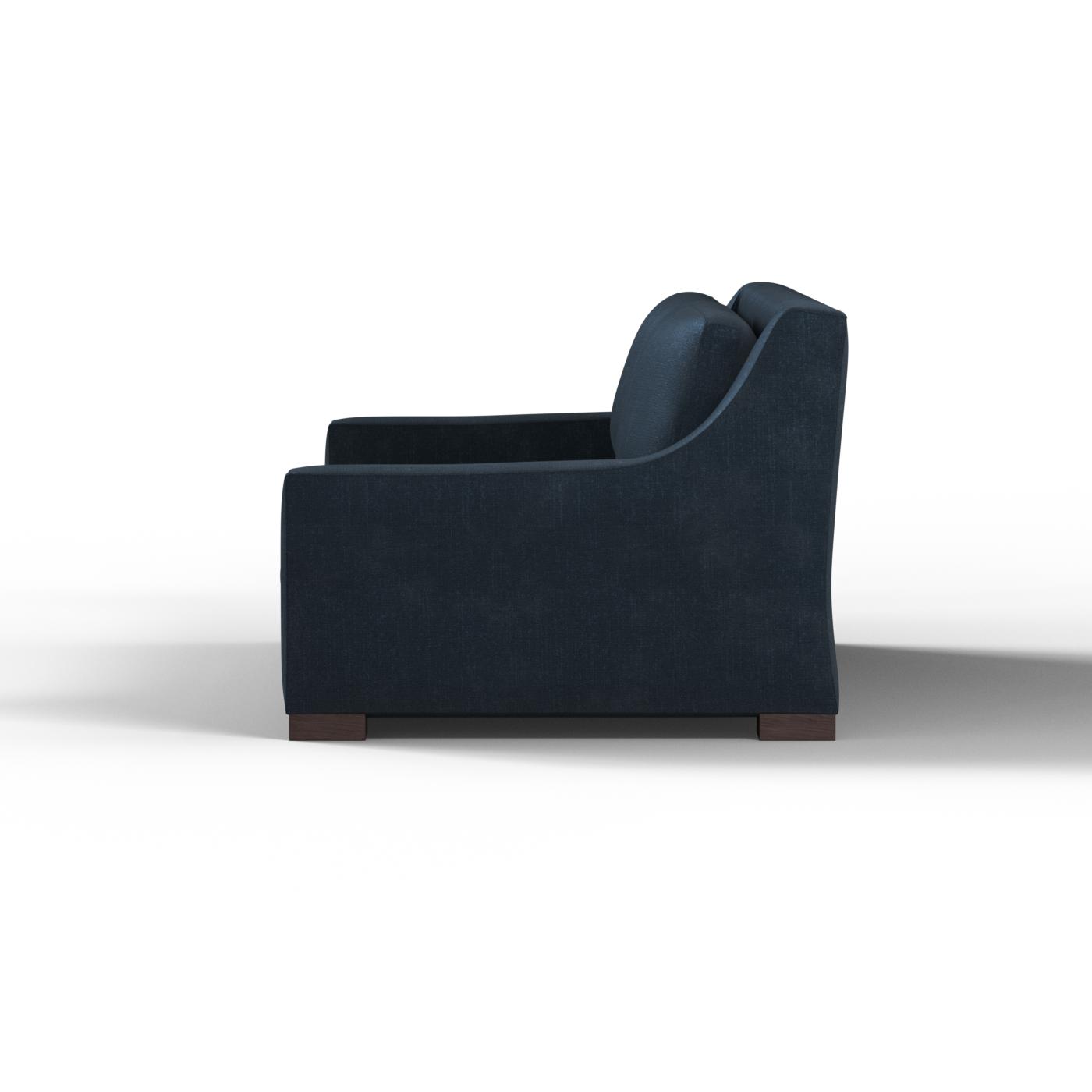 Louis 2 Seater Sofa — Structured Design with Tapered Arms