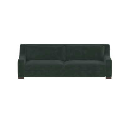 Louis 2 Seater Sofa — Structured Design with Tapered Arms
