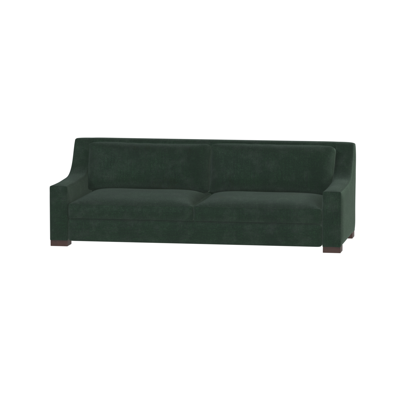 Louis 2 Seater Sofa — Structured Design with Tapered Arms