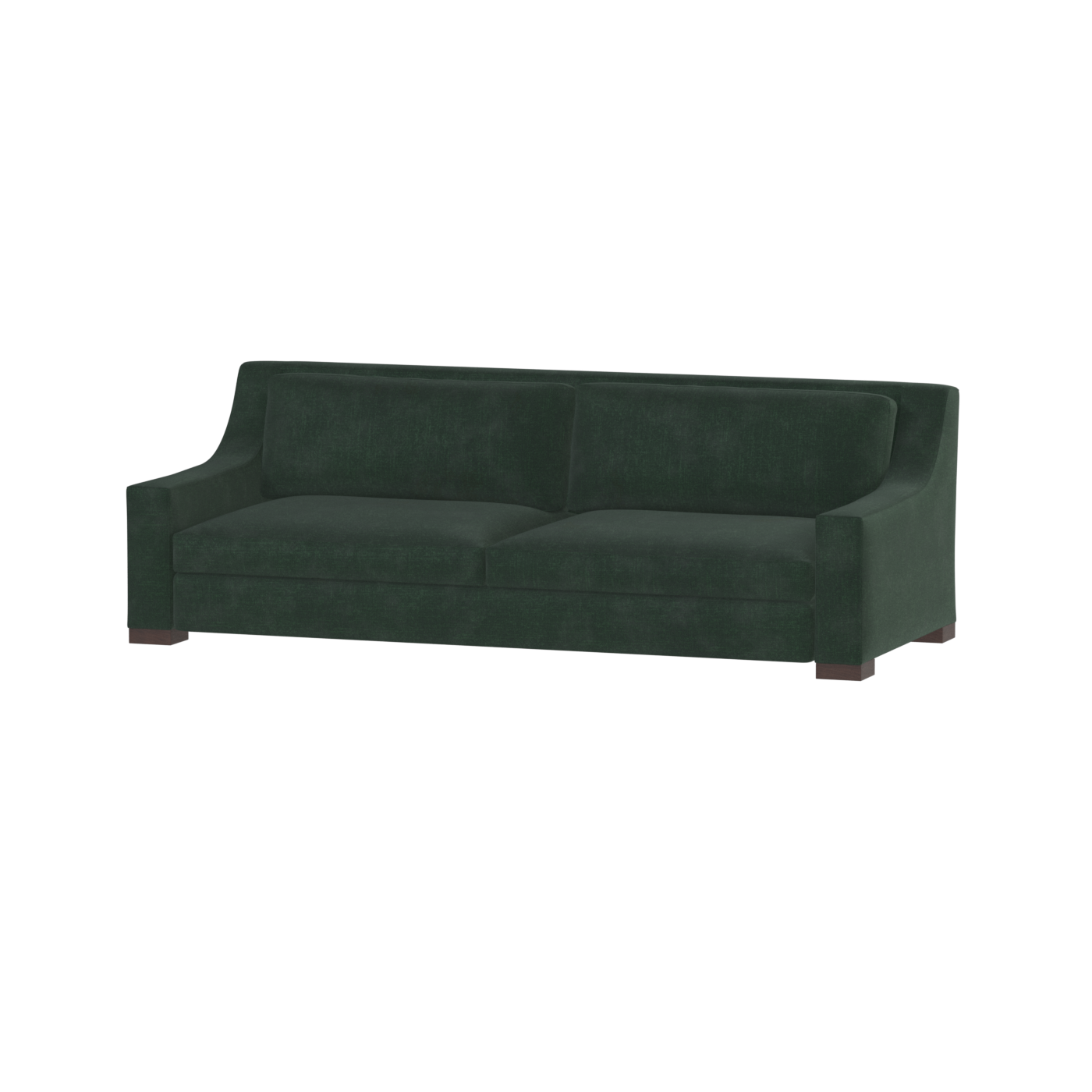 Louis 2 Seater Sofa — Structured Design with Tapered Arms