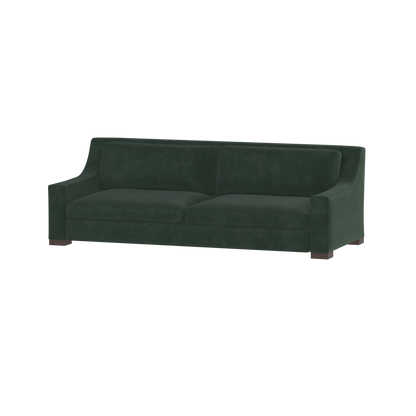 Louis 2 Seater Sofa — Structured Design with Tapered Arms