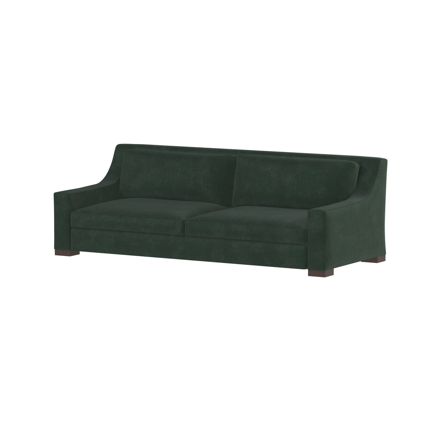 Louis 2 Seater Sofa — Structured Design with Tapered Arms