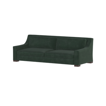 Louis 2 Seater Sofa — Structured Design with Tapered Arms
