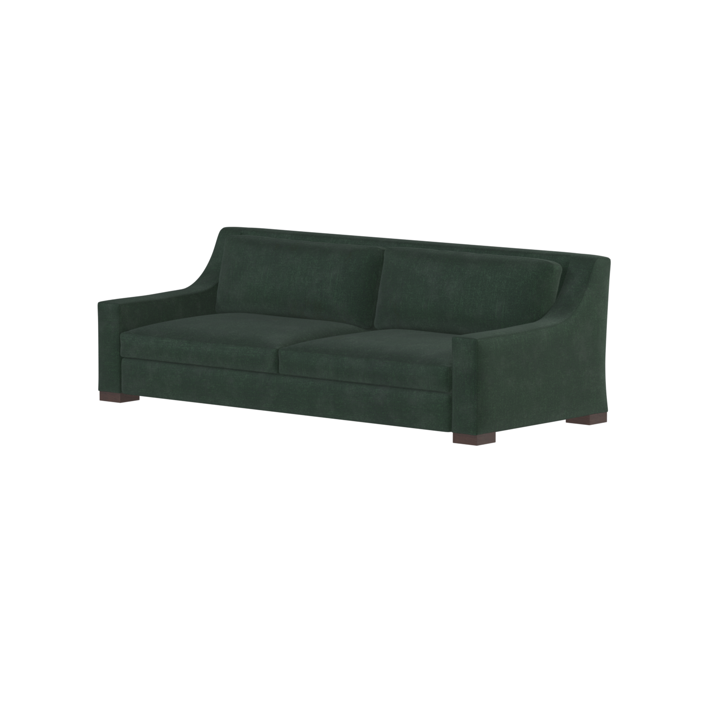 Louis 2 Seater Sofa — Structured Design with Tapered Arms