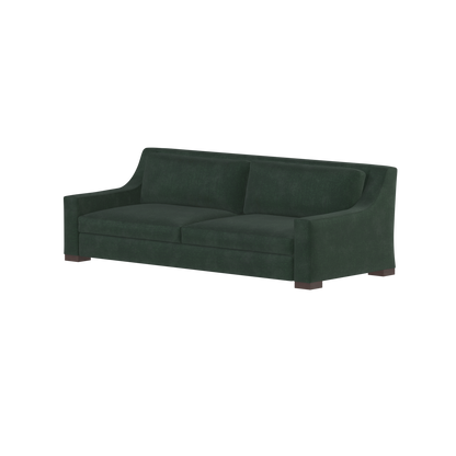 Louis 2 Seater Sofa — Structured Design with Tapered Arms