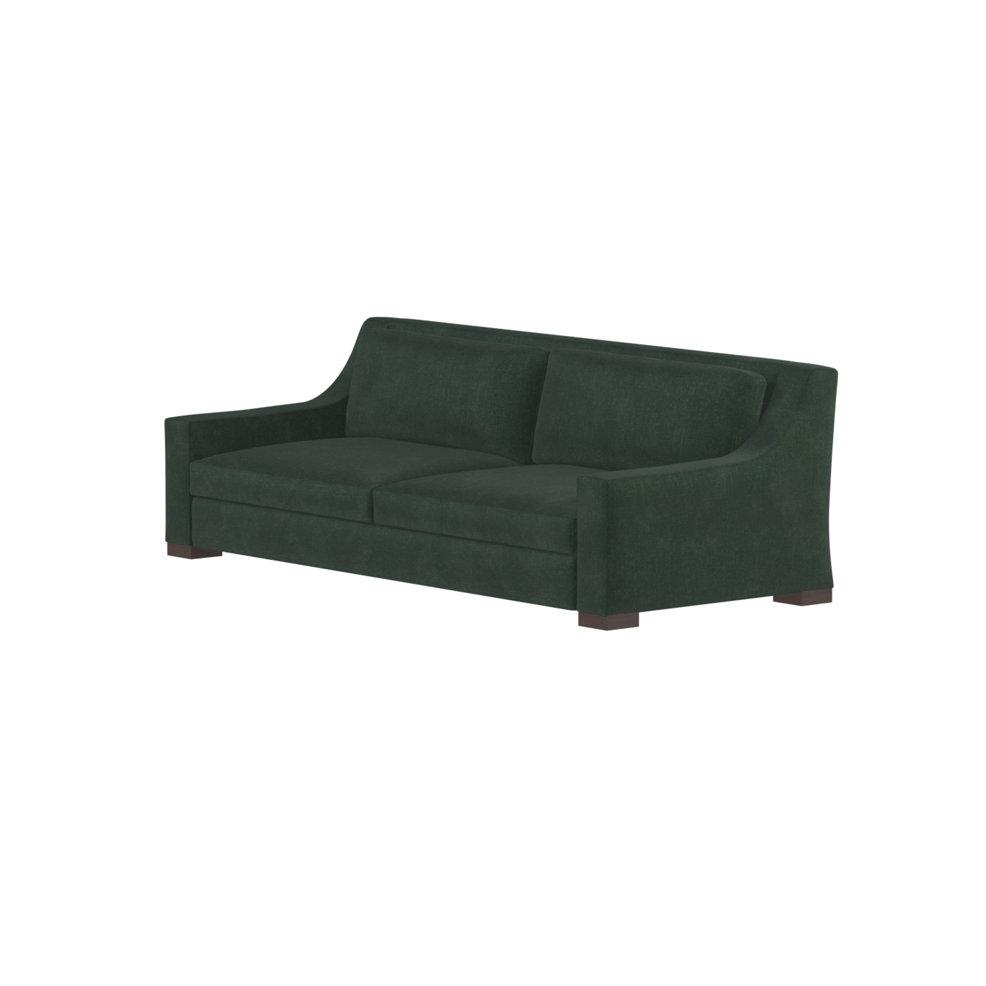 Louis 2 Seater Sofa — Structured Design with Tapered Arms