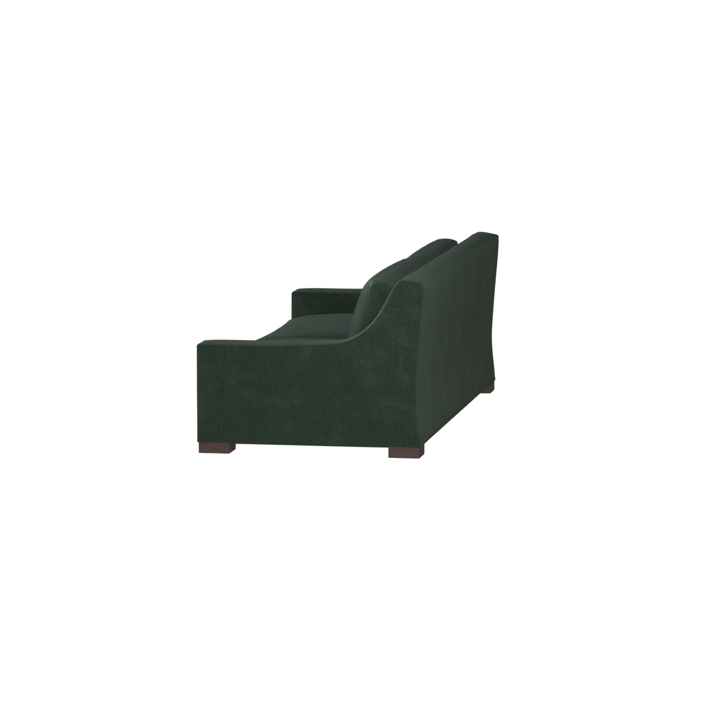 Louis 2 Seater Sofa — Structured Design with Tapered Arms