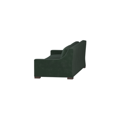 Louis 2 Seater Sofa — Structured Design with Tapered Arms