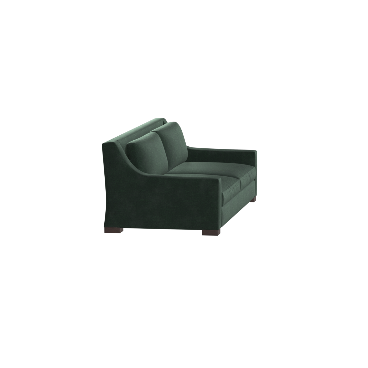 Louis 2 Seater Sofa — Structured Design with Tapered Arms