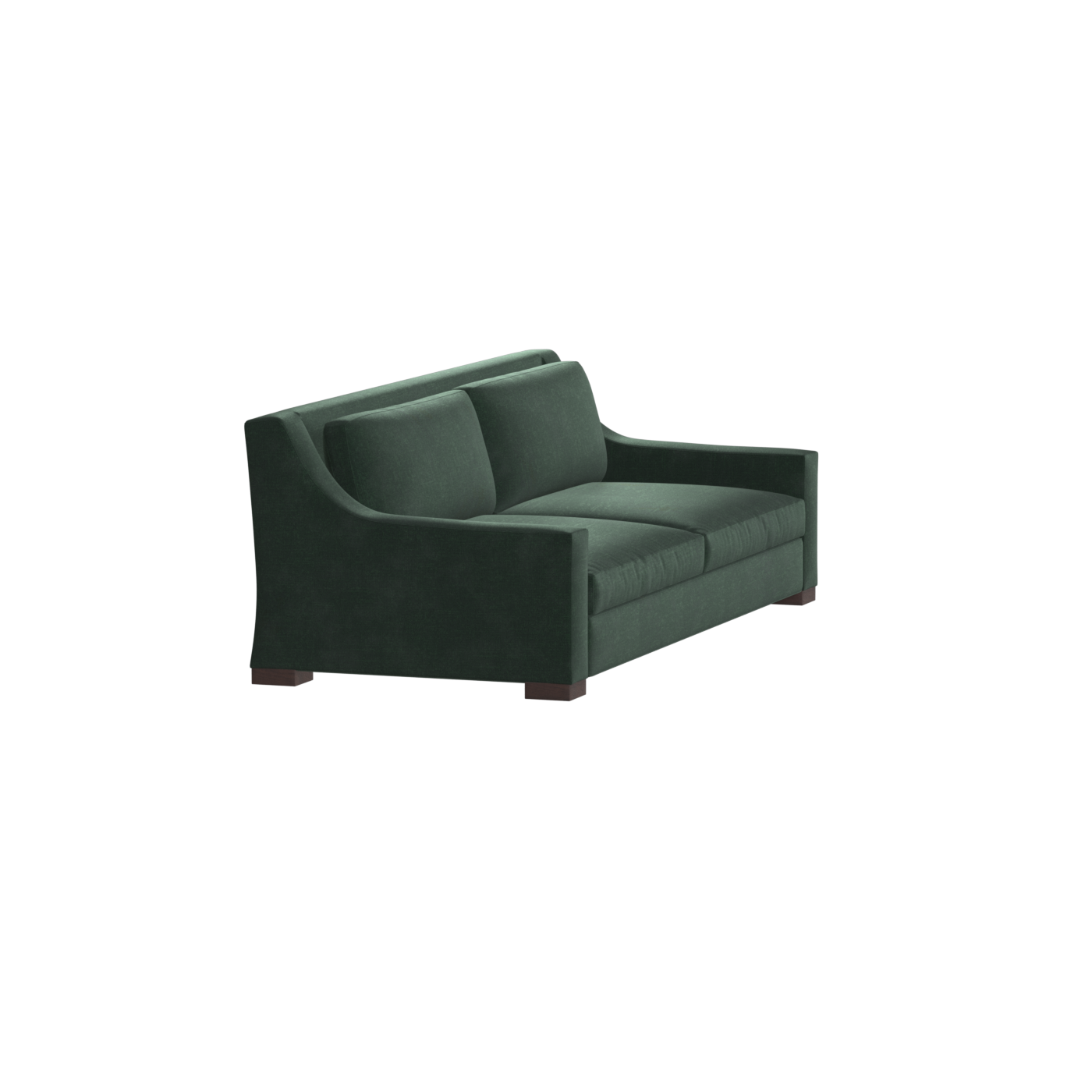 Louis 2 Seater Sofa — Structured Design with Tapered Arms