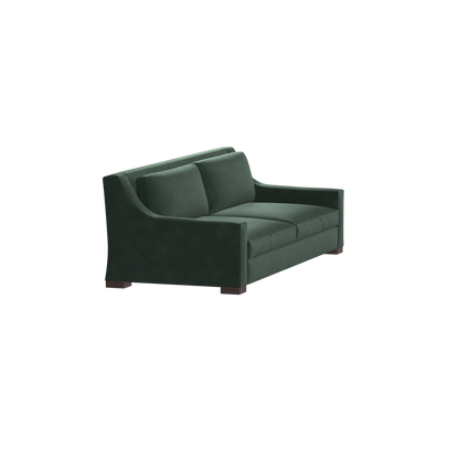 Louis 2 Seater Sofa — Structured Design with Tapered Arms
