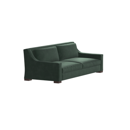 Louis 2 Seater Sofa — Structured Design with Tapered Arms