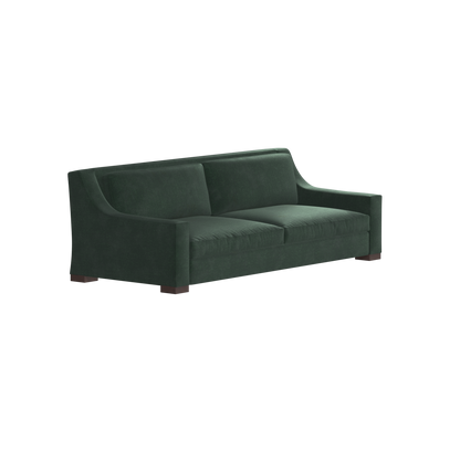 Louis 2 Seater Sofa — Structured Design with Tapered Arms